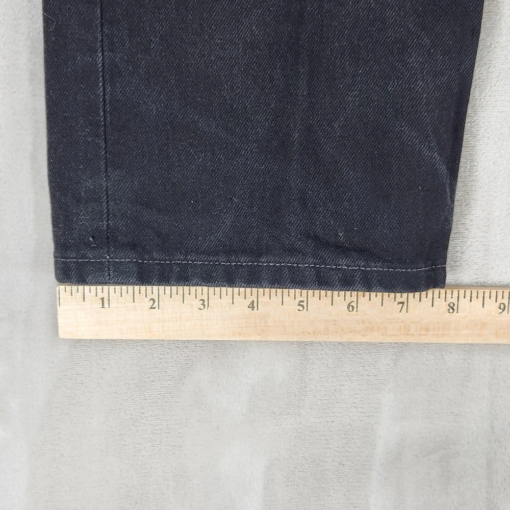 Vintage Levis 501 Jeans Mens 32x30 Charcoal Black Straight Pants Button Fly